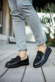 CH002 Loafer Pelle Erkek Günlük Bağcıksız Corcik Cilt Süet Klasik Ayakkabı CST - Siyah – Chekich Erkek Ayakkabı