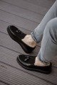 CH002 Loafer Verniciata Erkek Günlük Bağcıksız Corcik Rugan Süet Klasik Ayakkabı CST - Siyah – Chekich Erkek Ayakkabı