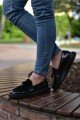 CH002 Loafer Verniciata Erkek Günlük Bağcıksız Corcik Rugan Süet Klasik Ayakkabı CST - Siyah – Chekich Erkek Ayakkabı
