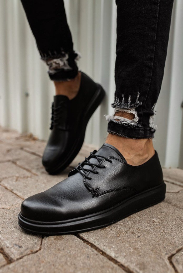 CH003 Pelle Classica Erkek Günlük Bağcıklı Cilt Klasik Ayakkabı CST - Siyah CH003 Pelle Classica Erkek Günlük Bağcıklı Cilt Klasik Ayakkabı CST - Siyah