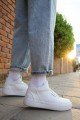 CH004 Hide Erkek Günlük Bağcıklı Cilt Spor Sneaker Ayakkabı CBT - Beyaz – Chekich Erkek Ayakkabı