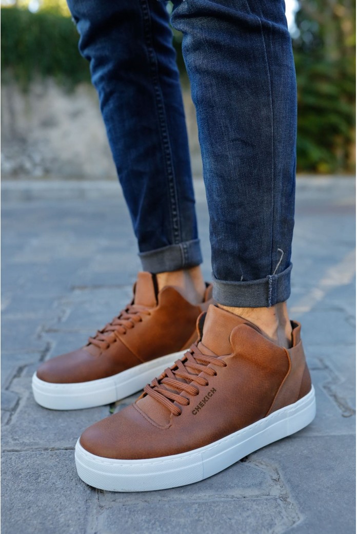 CH004 Hide Erkek Günlük Bağcıklı Cilt Spor Sneaker Ayakkabı CBT - Taba CH004 Hide Erkek Günlük Bağcıklı Cilt Spor Sneaker Ayakkabı CBT - Taba