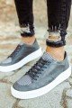 CH017 Pyramid Erkek Günlük Bağcıklı Cilt Spor Sneaker Ayakkabı CBT - Antrasit Erkek Ayakkabı CH017 Pyramid Erkek Günlük Bağcıklı Cilt Spor Sneaker Ayakkabı CBT - Antrasit – Chekich Erkek Ayakkabı