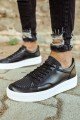 CH017 Pyramid Erkek Günlük Bağcıklı Cilt Spor Sneaker Ayakkabı CBT - Siyah Erkek Ayakkabı CH017 Pyramid Erkek Günlük Bağcıklı Cilt Spor Sneaker Ayakkabı CBT - Siyah – Chekich Erkek Ayakkabı