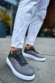CH021 Favo Erkek Günlük Bağcıklı Cilt Spor Sneaker Ayakkabı CBT - Antrasit – Chekich Erkek Ayakkabı