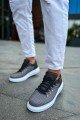 CH021 Favo Erkek Günlük Bağcıklı Cilt Spor Sneaker Ayakkabı CBT - Antrasit – Chekich Erkek Ayakkabı
