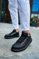 CH021 Favo Erkek Günlük Bağcıklı Cilt Spor Sneaker Ayakkabı CST - Siyah Erkek Ayakkabı CH021 Favo Erkek Günlük Bağcıklı Cilt Spor Sneaker Ayakkabı CST - Siyah – Chekich Erkek Ayakkabı