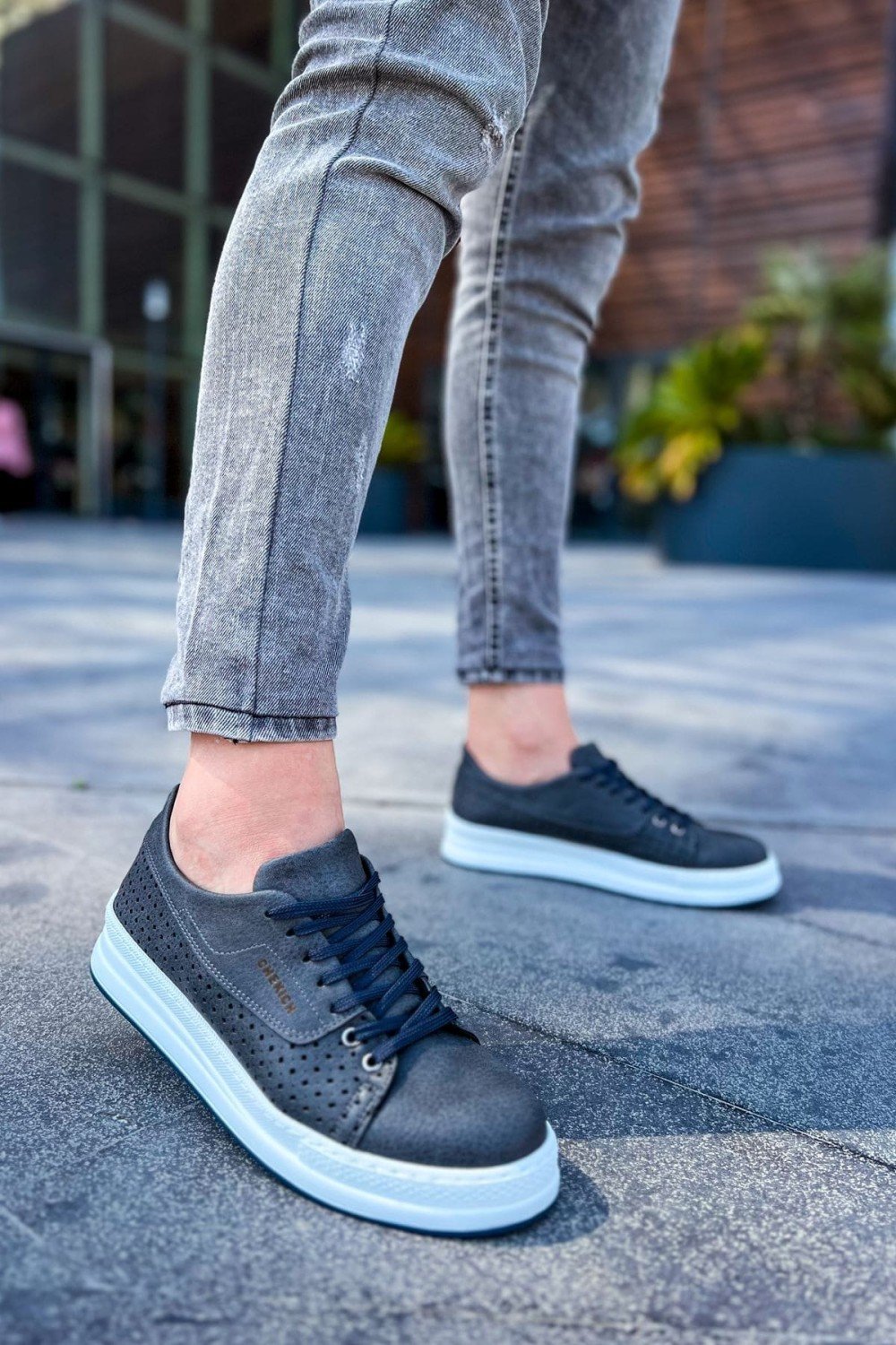 CH043 Cowien Erkek Günlük Bağcıklı Cilt Spor Sneaker Ayakkabı CBT - Antrasit Erkek Ayakkabı CH043 Cowien Erkek Günlük Bağcıklı Cilt Spor Sneaker Ayakkabı CBT - Antrasit – Chekich Erkek Ayakkabı