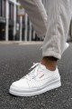 CH043 Cowien Erkek Günlük Bağcıklı Cilt Spor Sneaker Ayakkabı CBT - Beyaz
