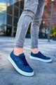 CH043 Cowien Erkek Günlük Bağcıklı Cilt Spor Sneaker Ayakkabı CBT - Lacivert – Chekich Erkek Ayakkabı