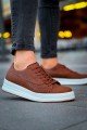 CH043 Cowien Erkek Günlük Bağcıklı Cilt Spor Sneaker Ayakkabı CBT - Taba – Chekich Erkek Ayakkabı