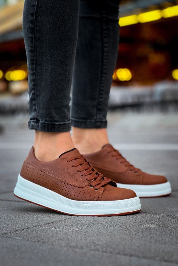 CH043 Cowien Erkek Günlük Bağcıklı Cilt Spor Sneaker Ayakkabı CBT - Taba CH043 Cowien Erkek Günlük Bağcıklı Cilt Spor Sneaker Ayakkabı CBT - Taba