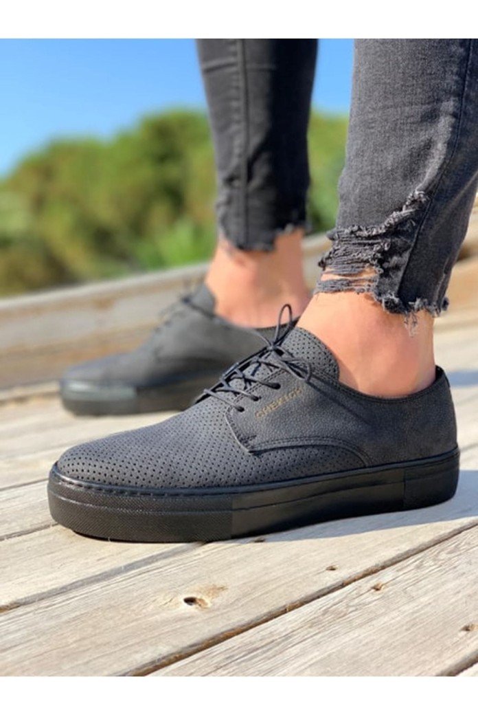 CH061 Rex Erkek Günlük Bağcıklı Cilt Klasik Ayakkabı CST - Siyah CH061 Rex Erkek Günlük Bağcıklı Cilt Klasik Ayakkabı CST - Siyah