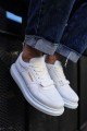 CH073 Flatline Erkek Günlük Bağcıklı Cilt Spor Sneaker Ayakkabı CBT - Beyaz Erkek Ayakkabı CH073 Flatline Erkek Günlük Bağcıklı Cilt Spor Sneaker Ayakkabı CBT - Beyaz – Chekich Erkek Ayakkabı