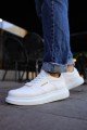 CH073 Flatline Erkek Günlük Bağcıklı Cilt Spor Sneaker Ayakkabı CBT - Beyaz Erkek Ayakkabı CH073 Flatline Erkek Günlük Bağcıklı Cilt Spor Sneaker Ayakkabı CBT - Beyaz – Chekich Erkek Ayakkabı