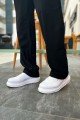CH075 Signature Erkek Günlük Bağcıklı Cilt Spor Sneaker Ayakkabı CBT - Beyaz – Chekich Erkek Ayakkabı