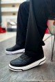 CH075 Signature Erkek Günlük Bağcıklı Cilt Spor Sneaker Ayakkabı CBT - Siyah – Chekich Erkek Ayakkabı