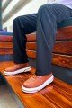 CH075 Signature Erkek Günlük Bağcıklı Cilt Spor Sneaker Ayakkabı CBT - Taba – Chekich Erkek Ayakkabı