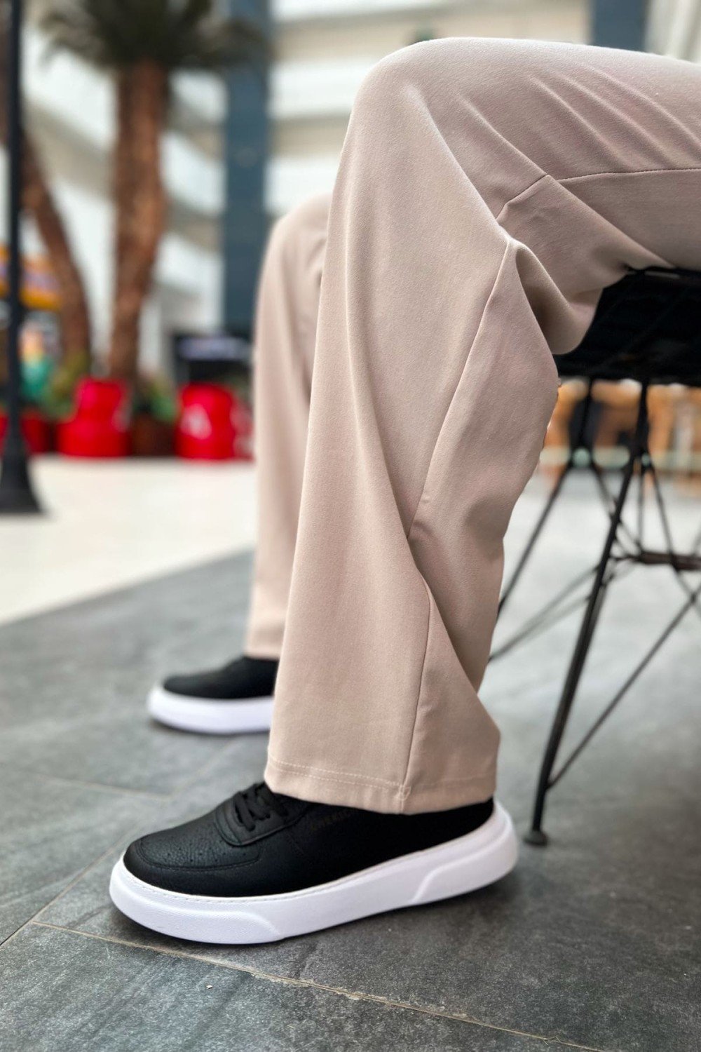 CH087 Kenton Erkek Günlük Bağcıklı Cilt Spor Sneaker Ayakkabı CBT - Siyah Erkek Ayakkabı CH087 Kenton Erkek Günlük Bağcıklı Cilt Spor Sneaker Ayakkabı CBT - Siyah – Chekich Erkek Ayakkabı