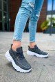 CH089 Low Top Lace Up Erkek Günlük Bağcıklı Cilt Spor Sneaker Ayakkabı CBT - Antrasit – Chekich Erkek Ayakkabı