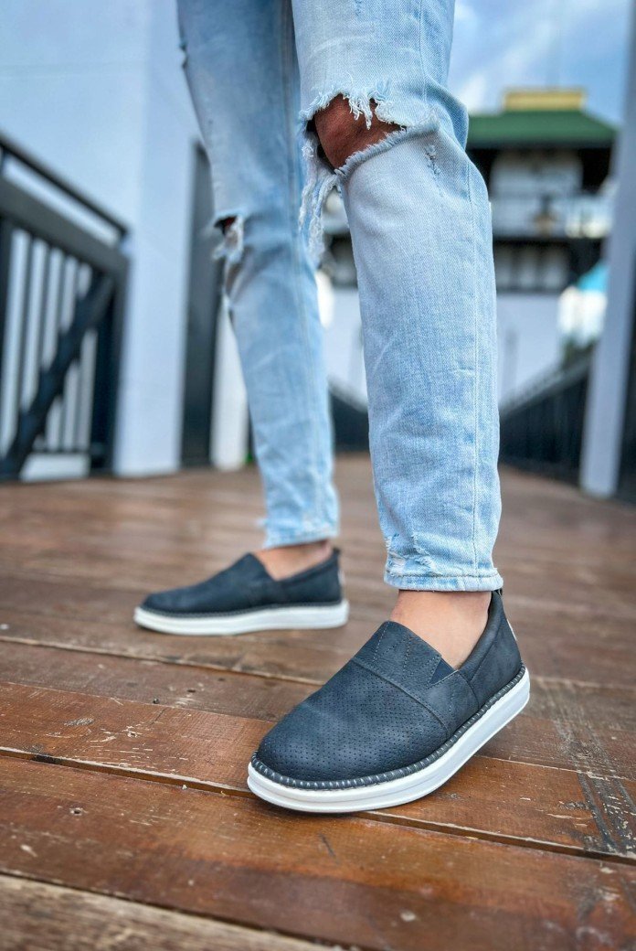 CH091 Brecon Erkek Günlük Bağcıksız Cilt Klasik Ayakkabı CBT - Antrasit CH091 Brecon Erkek Günlük Bağcıksız Cilt Klasik Ayakkabı CBT - Antrasit