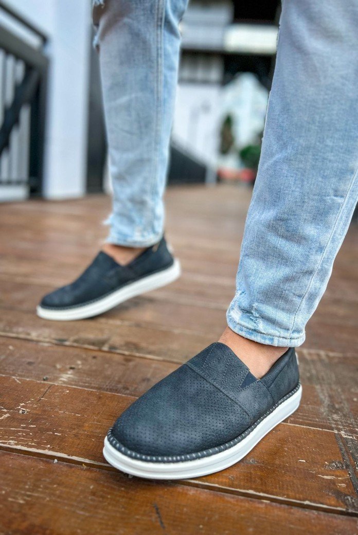 CH091 Brecon Erkek Günlük Bağcıksız Cilt Klasik Ayakkabı CBT - Antrasit CH091 Brecon Erkek Günlük Bağcıksız Cilt Klasik Ayakkabı CBT - Antrasit