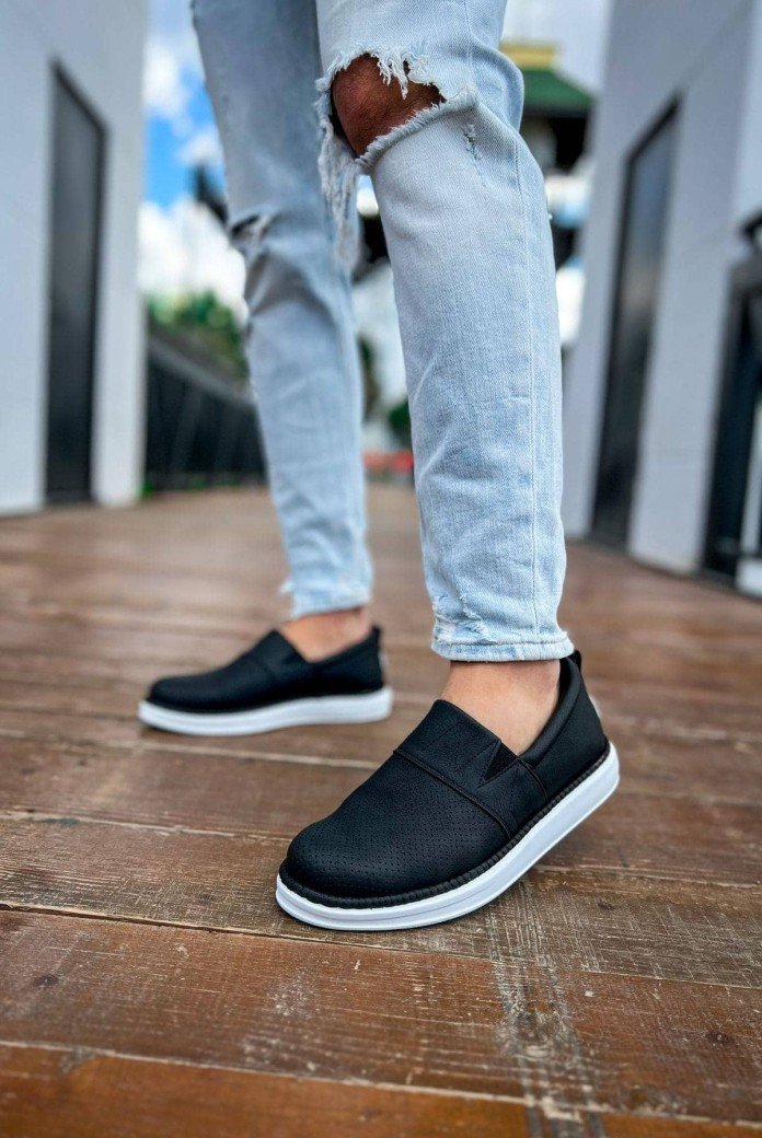 CH091 Brecon Erkek Günlük Bağcıksız Cilt Klasik Ayakkabı CBT - Siyah CH091 Brecon Erkek Günlük Bağcıksız Cilt Klasik Ayakkabı CBT - Siyah