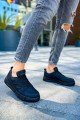 CH105 Cronus Erkek Günlük Bağcıklı Cilt Spor Sneaker Ayakkabı CST - Siyah – Chekich Erkek Ayakkabı