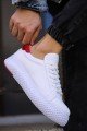 CH107 Felibord Erkek Günlük Bağcıklı Cilt Spor Sneaker Ayakkabı CBT - Beyaz/Kırmızı Erkek Ayakkabı CH107 Felibord Erkek Günlük Bağcıklı Cilt Spor Sneaker Ayakkabı CBT - Beyaz/Kırmızı – Chekich Erkek Ayakkabı