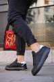 CH107 Felibord Erkek Günlük Bağcıklı Cilt Spor Sneaker Ayakkabı CST - Siyah/Beyaz Erkek Ayakkabı CH107 Felibord Erkek Günlük Bağcıklı Cilt Spor Sneaker Ayakkabı CST - Siyah/Beyaz – Chekich Erkek Ayakkabı