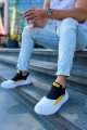 CH115 Literide Erkek Günlük Bağcıklı Cilt Spor Sneaker Ayakkabı CBT - Beyaz/Sarı/Siyah Erkek Ayakkabı CH115 Literide Erkek Günlük Bağcıklı Cilt Spor Sneaker Ayakkabı CBT - Beyaz/Sarı/Siyah – Chekich Erkek Ayakkabı