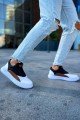 CH115 Literide Erkek Günlük Bağcıklı Cilt Spor Sneaker Ayakkabı CBT - Beyaz/Taba/Siyah Erkek Ayakkabı CH115 Literide Erkek Günlük Bağcıklı Cilt Spor Sneaker Ayakkabı CBT - Beyaz/Taba/Siyah – Chekich Erkek Ayakkabı