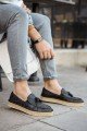 CH119 Tassels Erkek Günlük Bağcıksız Hasır Taban Loafer Cilt Klasik Ayakkabı CHT - Siyah – Chekich Erkek Ayakkabı