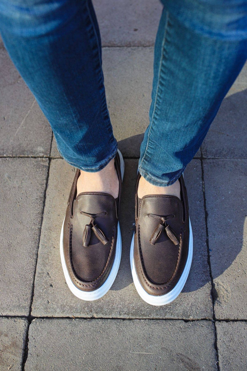 CH127 Loafer - X Erkek Günlük Bağcıksız Corcik Cilt Klasik Ayakkabı CBT - Kahverengi Erkek Ayakkabı CH127 Loafer - X Erkek Günlük Bağcıksız Corcik Cilt Klasik Ayakkabı CBT - Kahverengi – Chekich Erkek Ayakkabı
