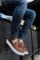 CH127 Loafer - X Erkek Günlük Bağcıksız Corcik Cilt Klasik Ayakkabı CBT - Taba – Chekich Erkek Ayakkabı