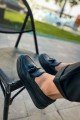 CH127 Loafer - X Erkek Günlük Bağcıksız Corcik Cilt Klasik Ayakkabı CST - Siyah – Chekich Erkek Ayakkabı
