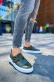 CH137 Parachute Erkek Günlük Bağcıksız Cırtlı Paraşüt Kumaş Spor Sneaker Ayakkabı PKBT - Haki – Chekich Erkek Ayakkabı