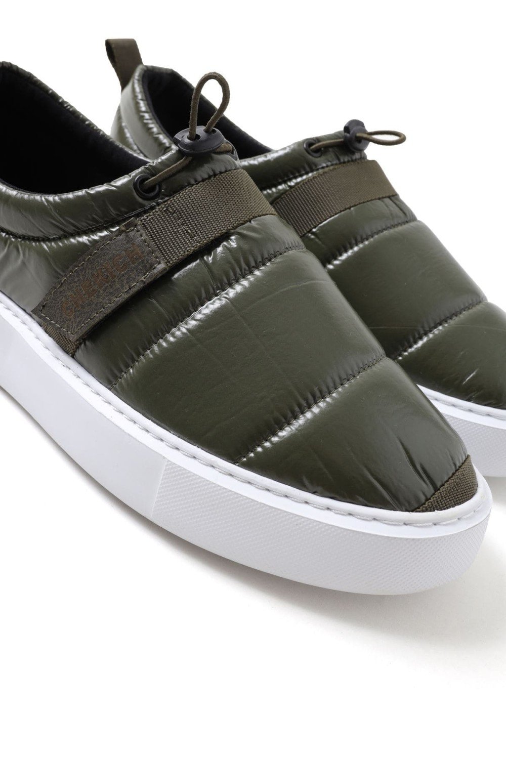 CH137 Parachute Erkek Günlük Bağcıksız Cırtlı Paraşüt Kumaş Spor Sneaker Ayakkabı PKBT - Haki – Chekich Erkek Ayakkabı