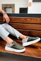 CH145 Sauerbergg Erkek Günlük Bağcıklı Cilt Spor Sneaker Ayakkabı CBT - Haki Erkek Ayakkabı CH145 Sauerbergg Erkek Günlük Bağcıklı Cilt Spor Sneaker Ayakkabı CBT - Haki – Chekich Erkek Ayakkabı