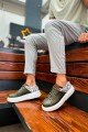 CH145 Sauerbergg Erkek Günlük Bağcıklı Cilt Spor Sneaker Ayakkabı CBT - Haki Erkek Ayakkabı CH145 Sauerbergg Erkek Günlük Bağcıklı Cilt Spor Sneaker Ayakkabı CBT - Haki – Chekich Erkek Ayakkabı
