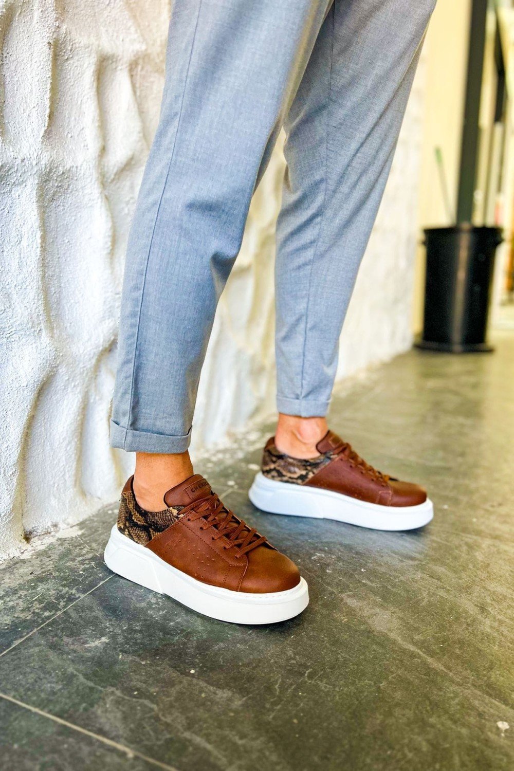 CH145 Sauerbergg Erkek Günlük Bağcıklı Cilt Spor Sneaker Ayakkabı CBT - Taba Erkek Ayakkabı CH145 Sauerbergg Erkek Günlük Bağcıklı Cilt Spor Sneaker Ayakkabı CBT - Taba – Chekich Erkek Ayakkabı