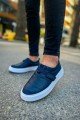 CH147 Dobeny Erkek Günlük Bağcıksız Cırtlı Cilt Spor Sneaker Ayakkabı CBT - Lacivert Erkek Ayakkabı CH147 Dobeny Erkek Günlük Bağcıksız Cırtlı Cilt Spor Sneaker Ayakkabı CBT - Lacivert – Chekich Erkek Ayakkabı