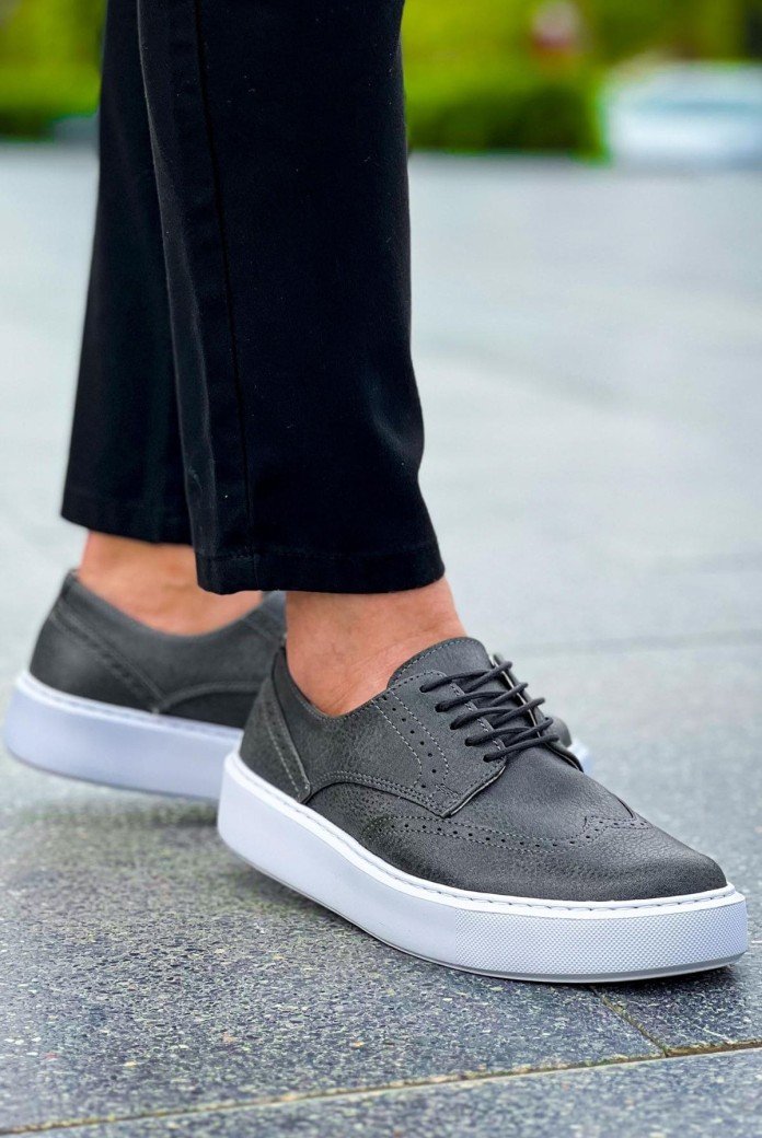 CH149 Changer Over Erkek Günlük Bağcıklı Cilt Klasik Ayakkabı CBT - Antrasit CH149 Changer Over Erkek Günlük Bağcıklı Cilt Klasik Ayakkabı CBT - Antrasit