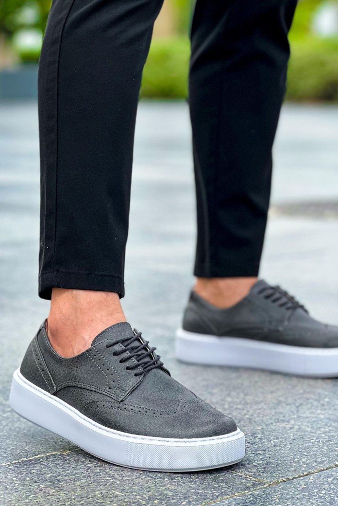 CH149 Changer Over Erkek Günlük Bağcıklı Cilt Klasik Ayakkabı CBT - Antrasit CH149 Changer Over Erkek Günlük Bağcıklı Cilt Klasik Ayakkabı CBT - Antrasit