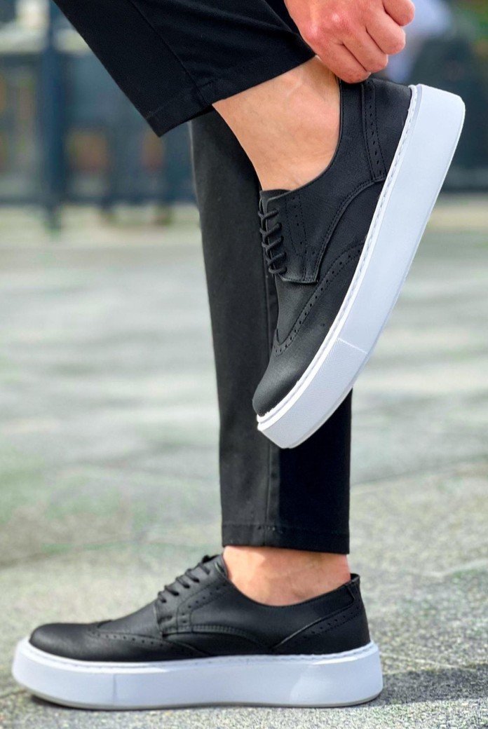 CH149 Changer Over Erkek Günlük Bağcıklı Cilt Klasik Ayakkabı CBT - Siyah CH149 Changer Over Erkek Günlük Bağcıklı Cilt Klasik Ayakkabı CBT - Siyah