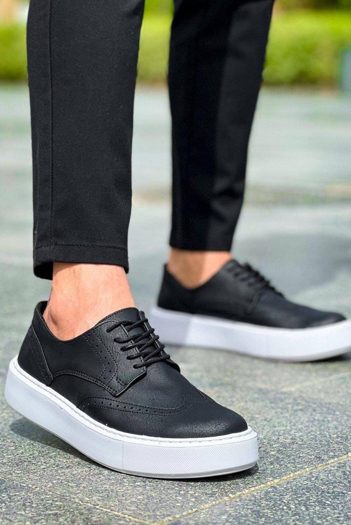 CH149 Changer Over Erkek Günlük Bağcıklı Cilt Klasik Ayakkabı CBT - Siyah CH149 Changer Over Erkek Günlük Bağcıklı Cilt Klasik Ayakkabı CBT - Siyah