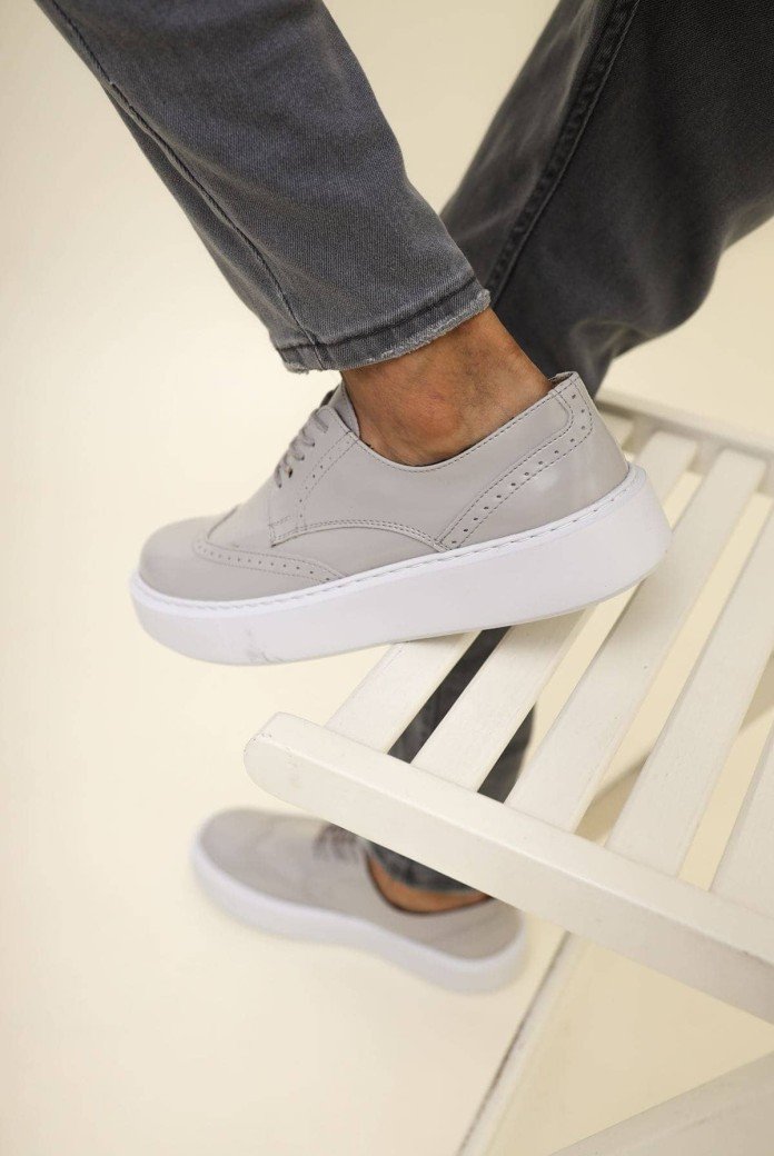 CH149 Changer Over Erkek Günlük Bağcıklı Rugan Klasik Ayakkabı CBT - Silver CH149 Changer Over Erkek Günlük Bağcıklı Rugan Klasik Ayakkabı CBT - Silver