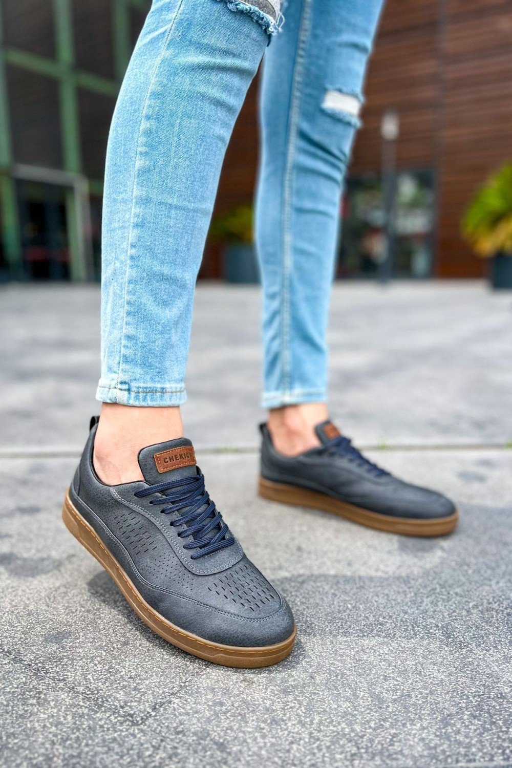 CH157 Retro Erkek Günlük Bağcıklı Krep Taban Cilt Spor Sneaker Ayakkabı CKT - Antrasit Erkek Ayakkabı CH157 Retro Erkek Günlük Bağcıklı Krep Taban Cilt Spor Sneaker Ayakkabı CKT - Antrasit – Chekich Erkek Ayakkabı