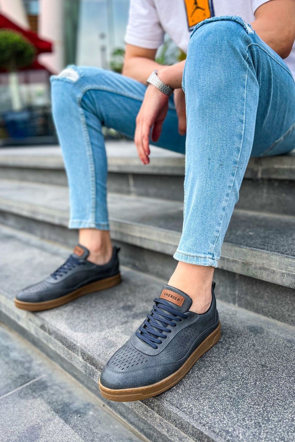 CH157 Retro Erkek Günlük Bağcıklı Krep Taban Cilt Spor Sneaker Ayakkabı CKT - Antrasit Erkek Ayakkabı CH157 Retro Erkek Günlük Bağcıklı Krep Taban Cilt Spor Sneaker Ayakkabı CKT - Antrasit – Chekich Erkek Ayakkabı