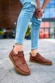 CH157 Retro Erkek Günlük Bağcıklı Krep Taban Cilt Spor Sneaker Ayakkabı CKT - Taba – Chekich Erkek Ayakkabı